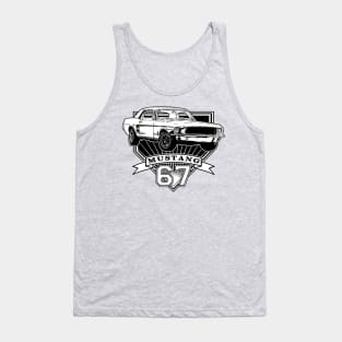 67 Mustang Coupe Tank Top